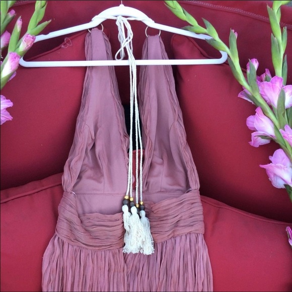 Akira Maxi Dress Mermaid Boho Glam NWOT Size SMALL - Picture 3 of 4